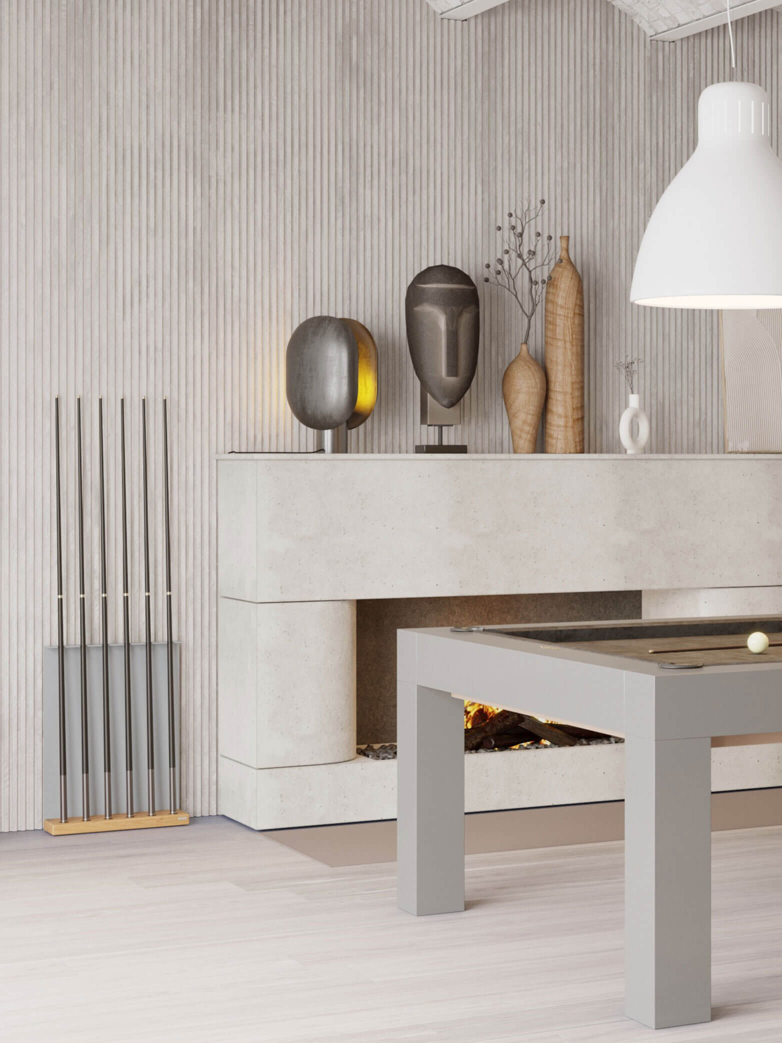 Wissmann Design cue stand / holder qs art515 for billiards and snooker