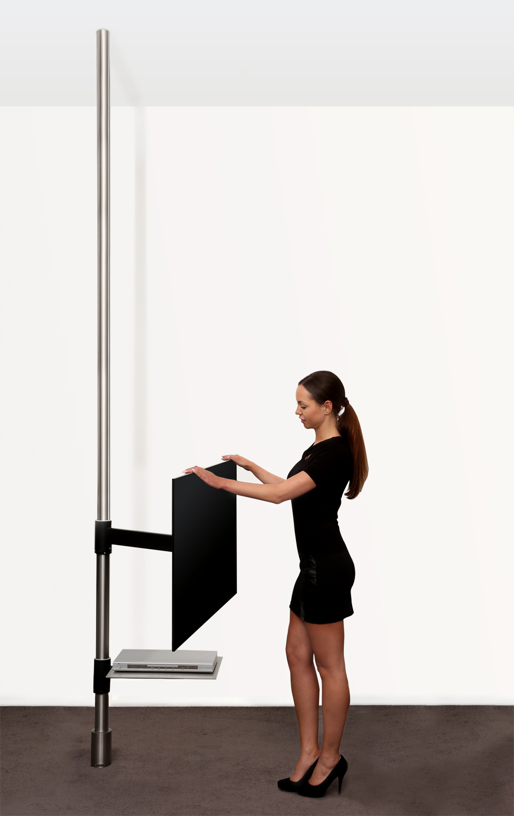 Wissmann Design TV mount column floor-ceiling post ART129