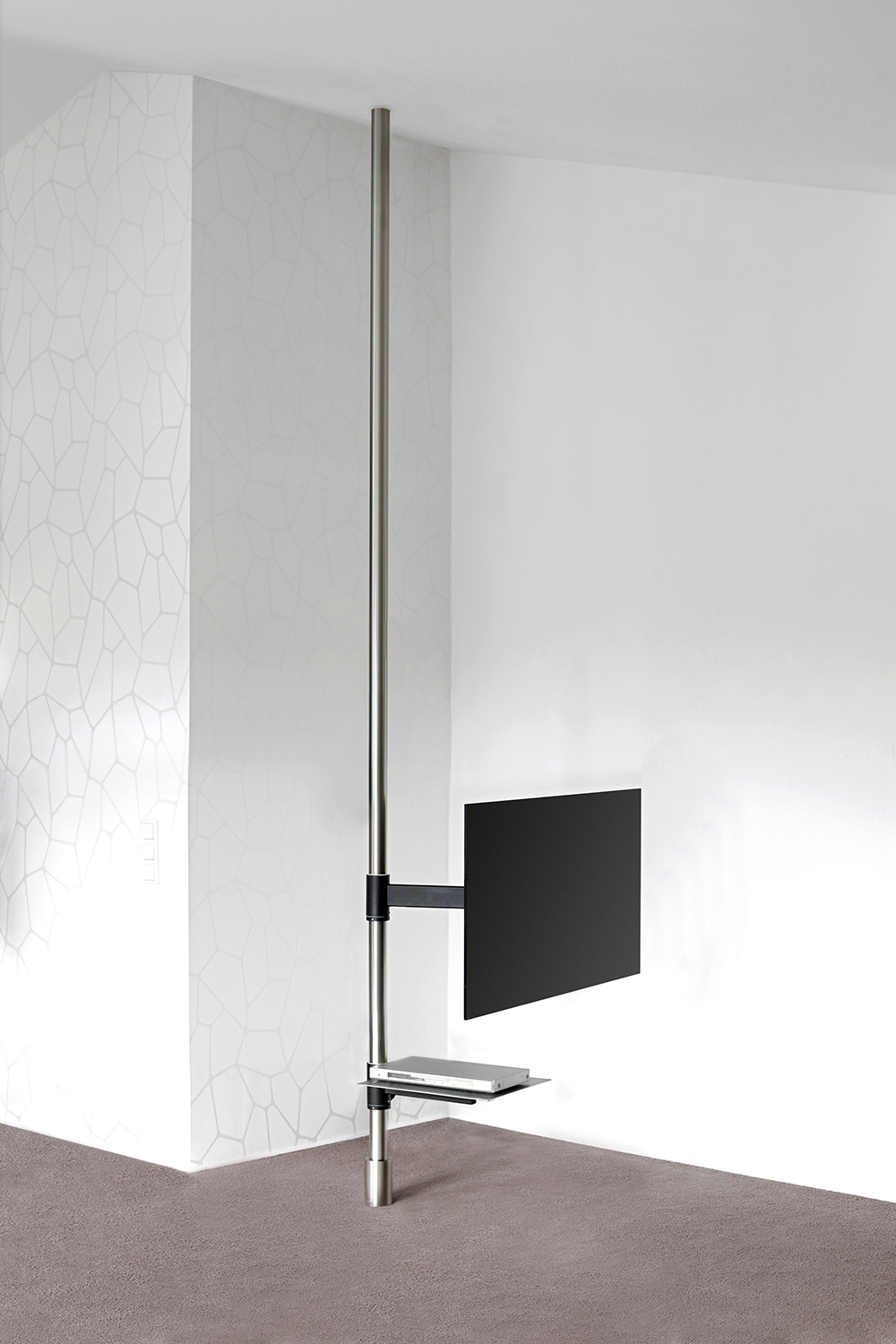 Wissmann Design TV mount column floor-ceiling post ART129