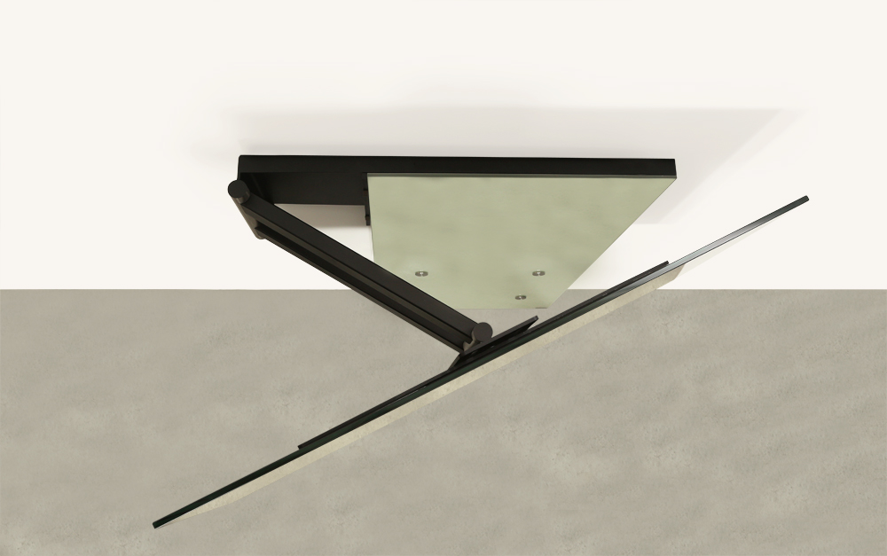 Wissmann Design TV wall mount plate art117-s slate look