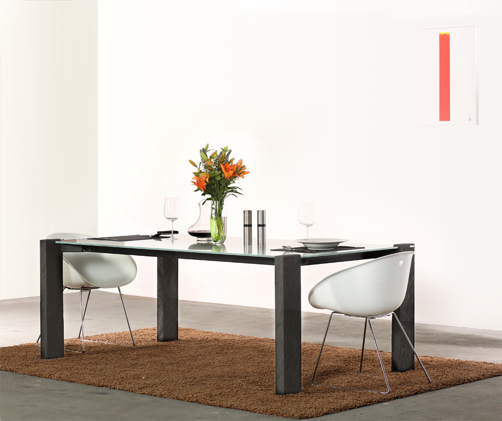 WISSMANN design dining table glass top art605