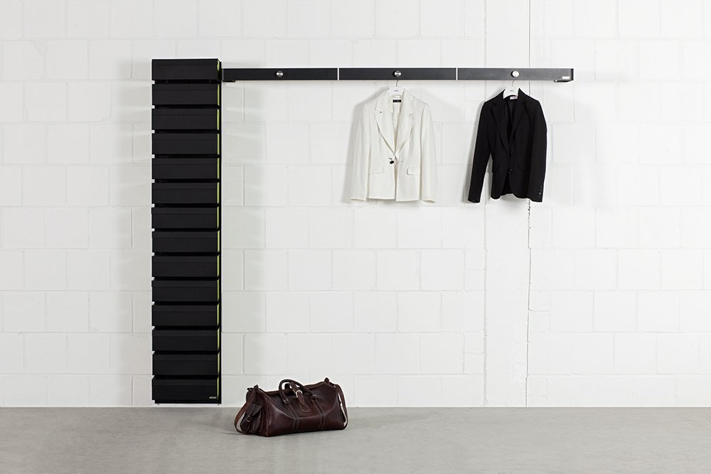 WISSMANN design wall coat rack flex art597