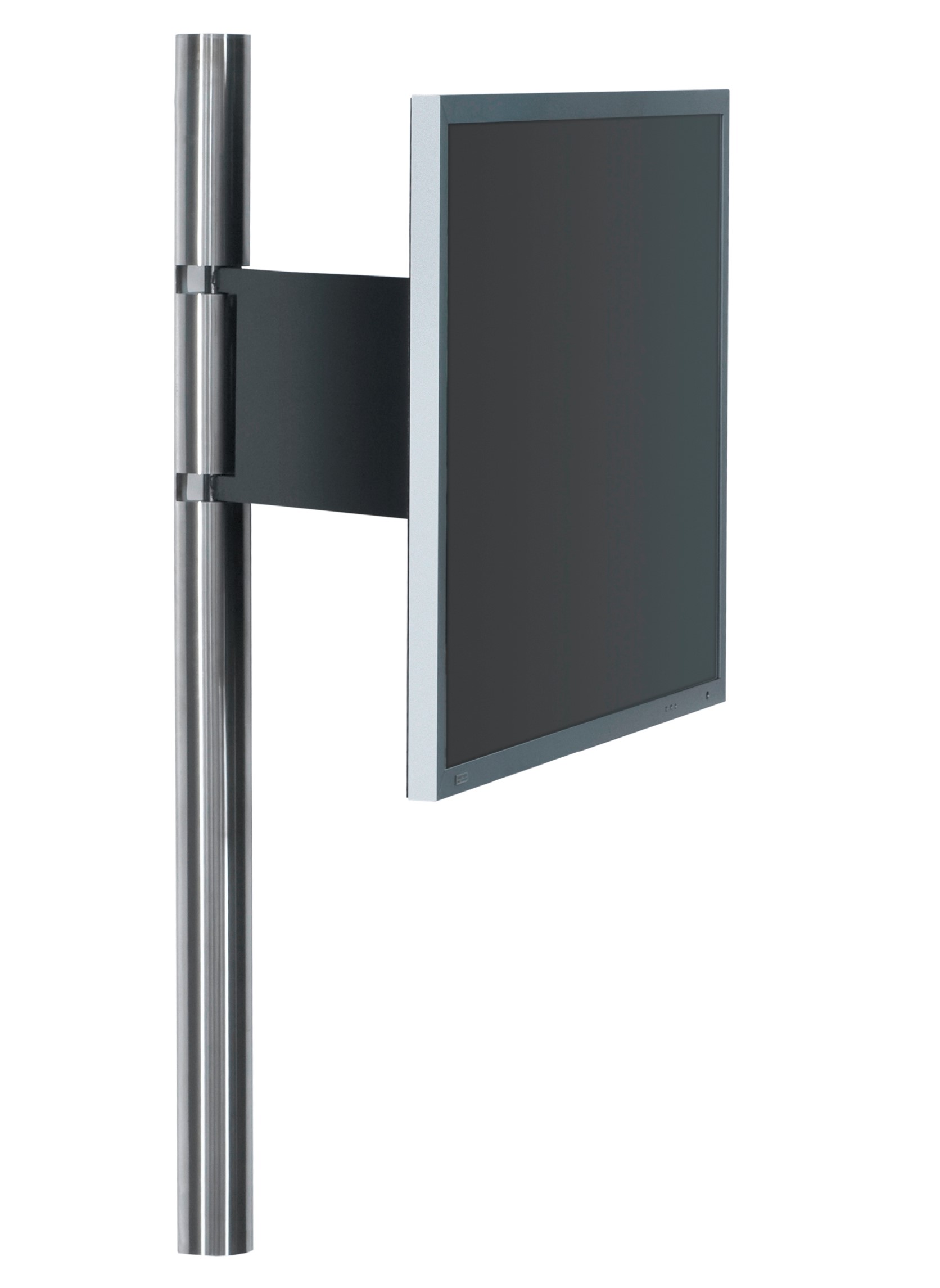 Wissmann design TV wall mount solution art123 swivel stainless steel up to 85”