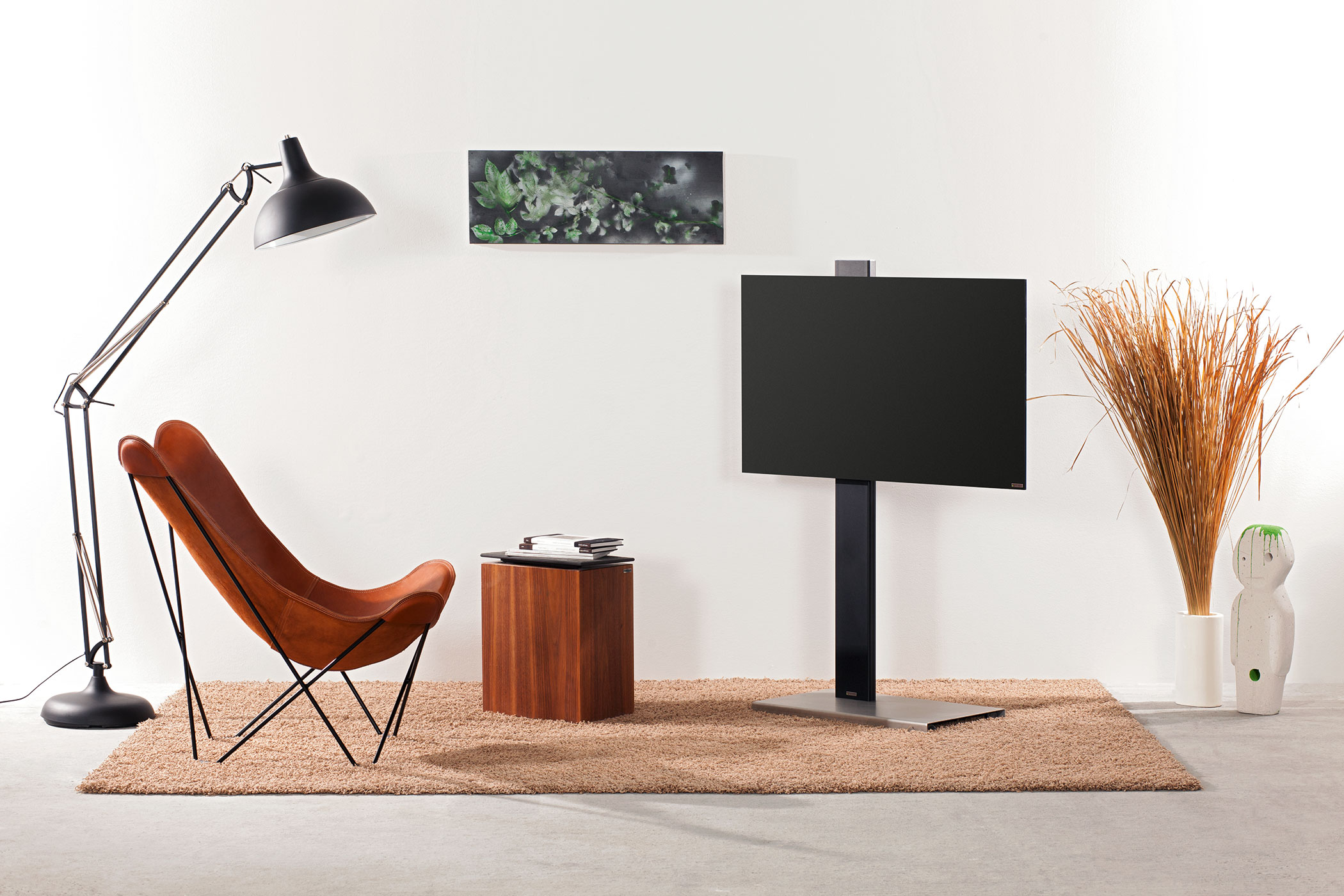 WISSMANN Design TV stand column art118-S steel